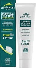 Image of Australian Tea Tree Fresh & White Mint Fluoride Free Toothpaste 100ml - New