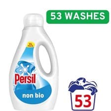 Image of Persil Non Bio Laundry Washing Liquid Detergent outstanding stain removal Washes