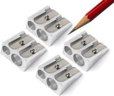 Image of Metal Pencil Sharpener 2 Hole Sharpener for up to 8.8mm size Pencils