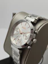 Image of HUGO BOSS WOMENS FLAWLESS WATCH HB1502530 SILVER DIAL - WARRANTY - RRP 279.00