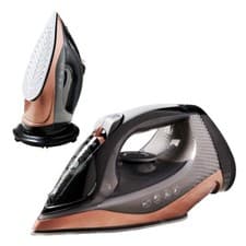 Image of Quest Cordless Steam Iron / Ceramic Soleplate / Powerful Steam Burst / Fast Heat