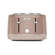 Image of KENWOOD Elegancy TFP10.A0BW 4-Slice Toaster 1800 W Mocha
