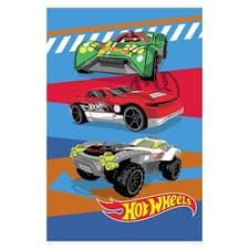Image of Hot Wheels Burn Large Blanket Soft Snuggly Fleece Kids Throw Boys Bedroom