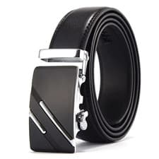 Image of Smart Rachet Soft PU Leather Belt No holes