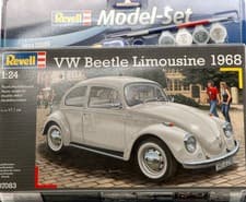 Image of Model Car Assembly Kit Revell VW BEETLE LIMOUSINE 68 MODEL KIT SE...