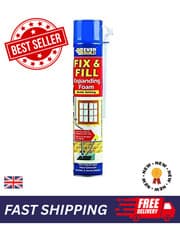 Image of Everbuild Fix and Fill Quick Setting Expanding Foam, 750 ml