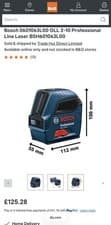 Image of Bosch 0601063L00 GLL 2-10 Professional Line Laser BSH601063L00 Not Used Boxed