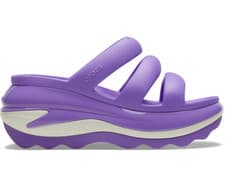 Image of Crocs Unisex Classic Mega Crush Triple Strap Sandal - Galaxy Purple