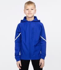 Image of ADIDAS DESIGNED FOR GAMEDAY FULL ZIP HOODIE - BLUE HR6277 - KIDS BOYS M L XL