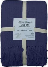 Image of LARGE SIZE 100%COTTON WOVEN SOFA BED SETTEE THROW CHAIR COVER BLANKET BEDSPREAD