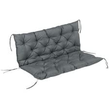 Image of Outsunny Garden Bench Cushion 2 Seater Swing Chair Cushion Outdoor Seat Pad