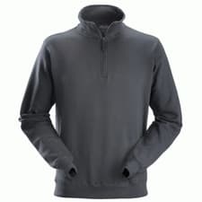 Image of Snickers 2818 ? Zip Work Sweatshirt STEEL GREY