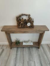 Image of Brand New Handmade Wooden Console Table- Many Colours. Unique Design