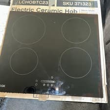 Image of Logik LCHOBTC23 Electric Ceramic Hob 59 cm Black Glass Only