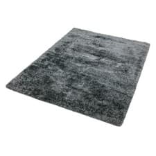 Image of Asiatic Nimbus Slate Grey Super Fine & Shiny Shaggy Rugs 120x170cm RRP£190