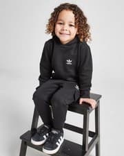 Image of Adidas originals essentials trefoil overhead tracksuit 2-3years
