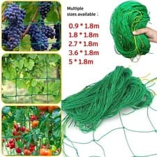 Image of Heavy Duty Plant Trellis Netting Garden Vegetable Climbing Vine Support Mesh
