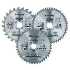 Image of Circular Saw Blade 210mm x 30mm 24 40 48 teeth TCT Cutting Disc Wood 3pc