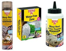 Image of Zero In Wasp Nest Killer Free Zone Weed Bees Insect Control Trap Spray Kill
