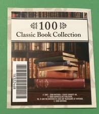 Image of Unscratched Club Nintendo PIN # Promo Insert of 100 Classic Book Collection Game