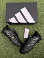 Image of Adidas Copa Pure 2 Club FxG Junior ‘Black/Carbon’ Football Boots - UK 5