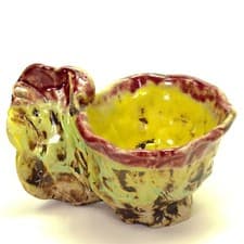 Image of cup mug ceramic stoneware glazed Auris T1 unique sign Prof em A Loeschner-Gornau