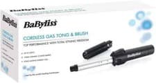 Image of BaByliss 2583BU Cordless Gas Curling Tong Waves and Brush 19mm Ceramic Barrell