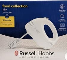 Image of Russell Hobbs 14451 Food Collection 6 Speed 125W Hand Mixer
