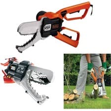 Image of Black & Decker 550W Alligator Chainsaw Lopper Pruner Garden Cutter - GK1000-GB