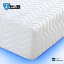 Image of Memory Foam Mattress Reflex Orthopedic 4ft6 Double & King | 4" 5" 6" 8" 10" 12"