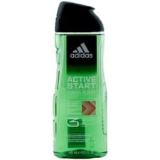Image of Adidas Active Start Shower Gel 1 x 400ml XL Bottle - Body - Hair - Face