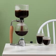 Image of Bodum K11862-109 MOCCA Vacuum Coffee Maker, 1.0l, 34oz + Gas Burner