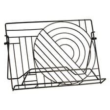 Image of Vertex Black Nickel Metal Recipe Cookbook Stand Rest Kitchen Display iPad Tablet