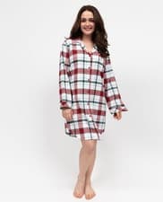 Image of Cyberjammies Blaze Womens Brushed Check Nightshirt