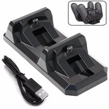 Image of PS4 Dual Charging Charger Dock Station Stand for Playstation 4 Controller Pad