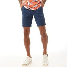 Image of TED BAKER MENS SHESHO CHINO SHORTS - DARK BLUE – 28” WAIST – BNWT