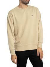 Image of GANT Men's Regular Shield Sweatshirt, Beige