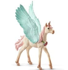 Image of Schleich 70575 Decorated Unicorn Pegasus Foal Horse Bayala Figurine New In Pack