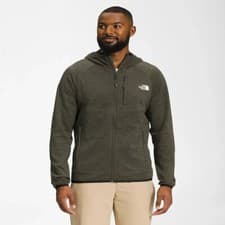 Image of The North Face Men's Hoodie Canyonlands Fleece Full Zip Pullover Hooded Sweater