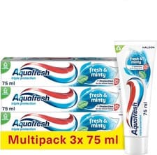Image of Aquafresh Toothpaste Triple Protection Fresh & Minty, 3 in 1 Protection, Pack of
