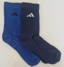 Image of Adidas 2-4 Pairs Sock Crew White/Multi-size 4-6 - 6-8--8-10-10-12--2-4 PACK