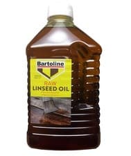 Image of Raw Linseed Oil Bartoline 2 Litre Suitable for Replacing Natural Sheen to Wood