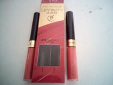 Image of 2 brand new max factor lipfinity lip colour in no 215 constantly dreamy