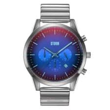 Image of 47501/LB Storm Gents Crusader Lazer BlueDial Stainless Steel Bracelet Watch £150