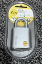 Image of Yale - Y210/51/127/1 High strength Rating 50mm Padlock with 50mm, Chrome