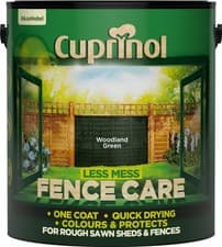 Image of Cuprinol Less Mess Fence Care 6L Woodland Green