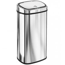 Image of HOMCOM 68L Sensor Dustbin Stainless Steel Automatic Kitchen Waste Bin Silver