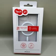 Image of Genuine Tech21 EvoClear Case Cover for Apple iPhone 14 - MagSafe Compatible