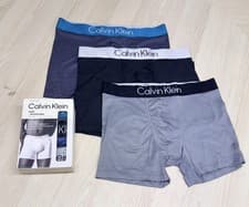Image of Calvin Klein 3 pack micro plus trunks men underwear