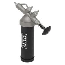 Image of Sealey Push Type Mini Grease Gun With 3oz 88.7mL Cartridge Black/Silver AK55